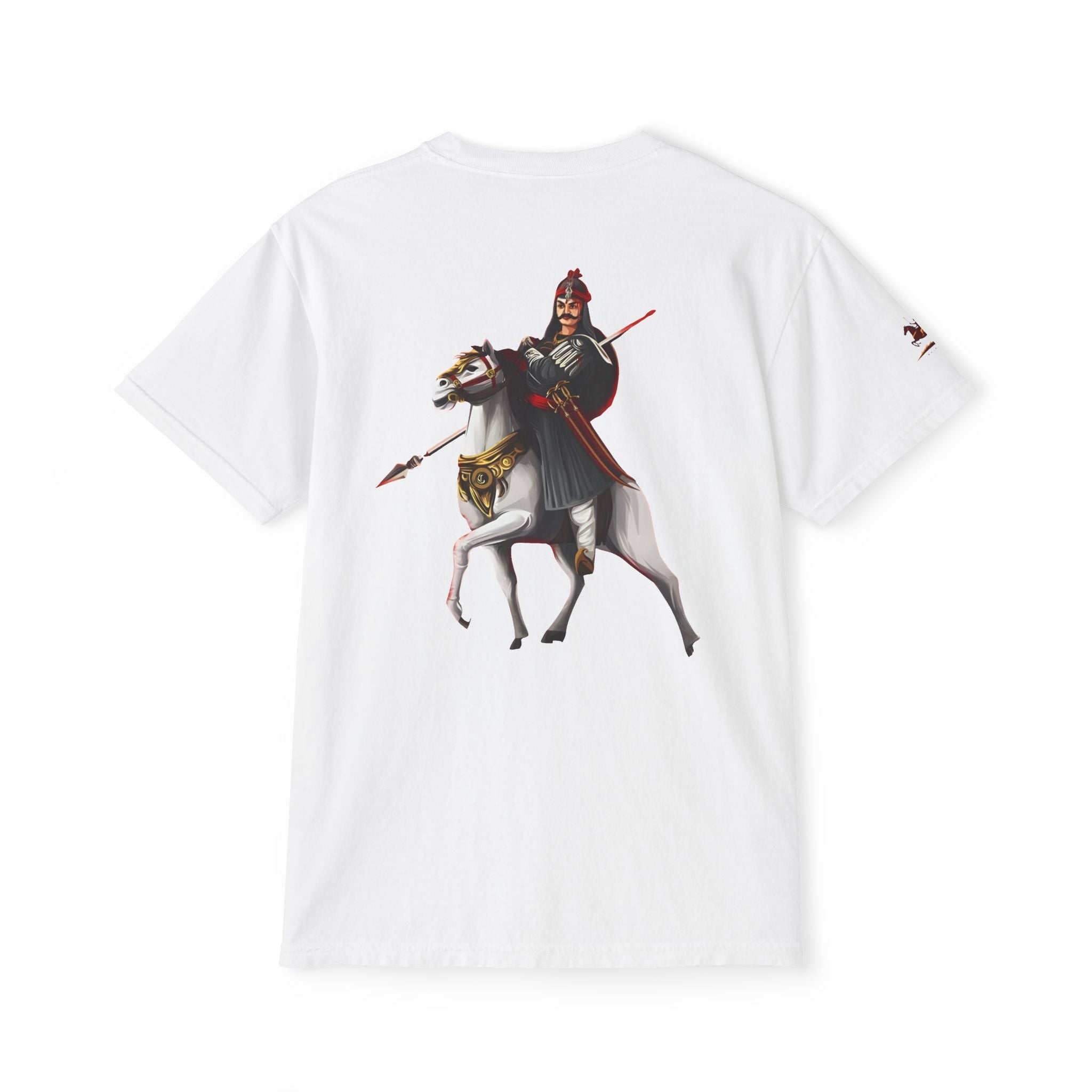 Pocket T-Shirt MAHA RANA PRATAP Unisex Garment-Dyed
