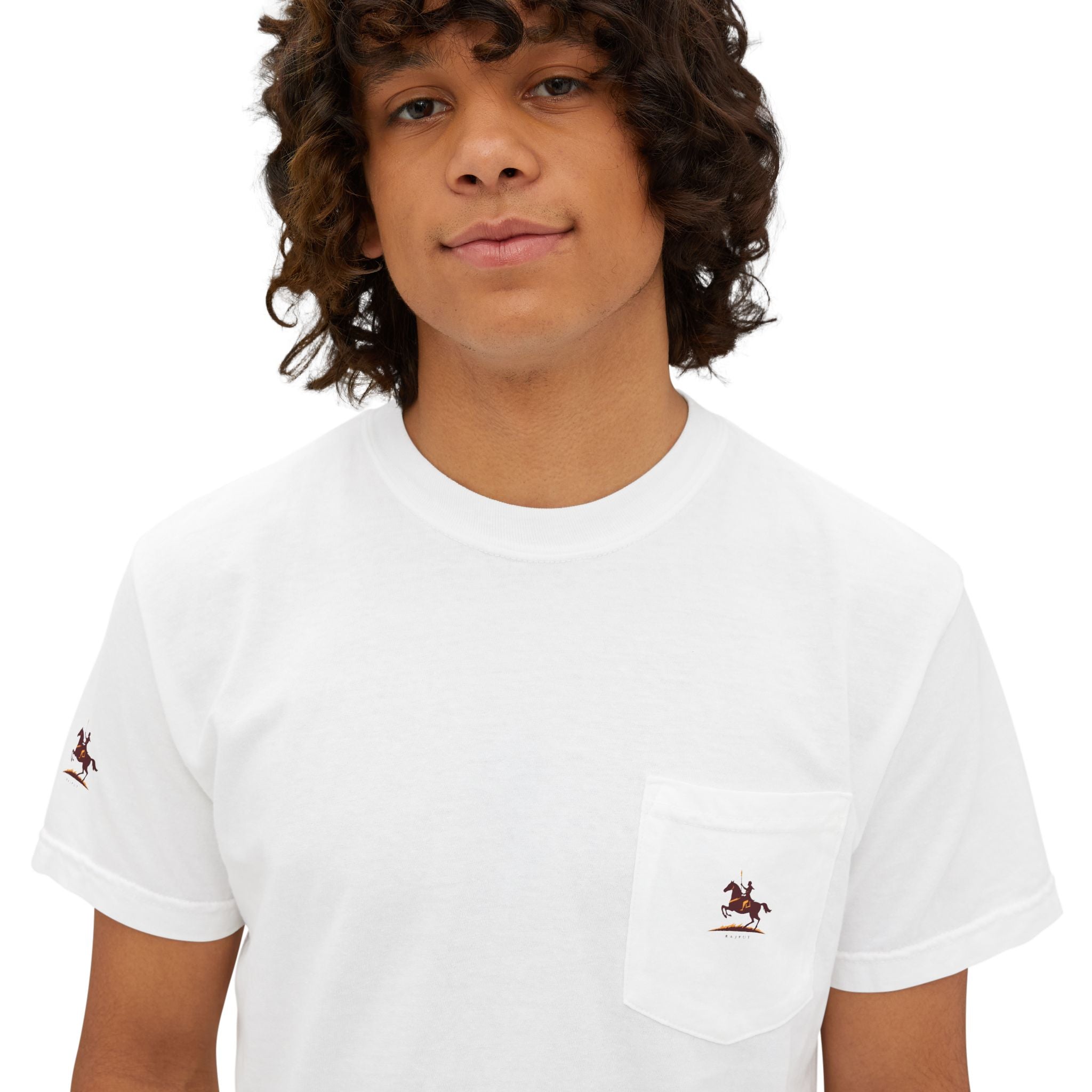 Pocket T-Shirt MAHA RANA PRATAP Unisex Garment-Dyed