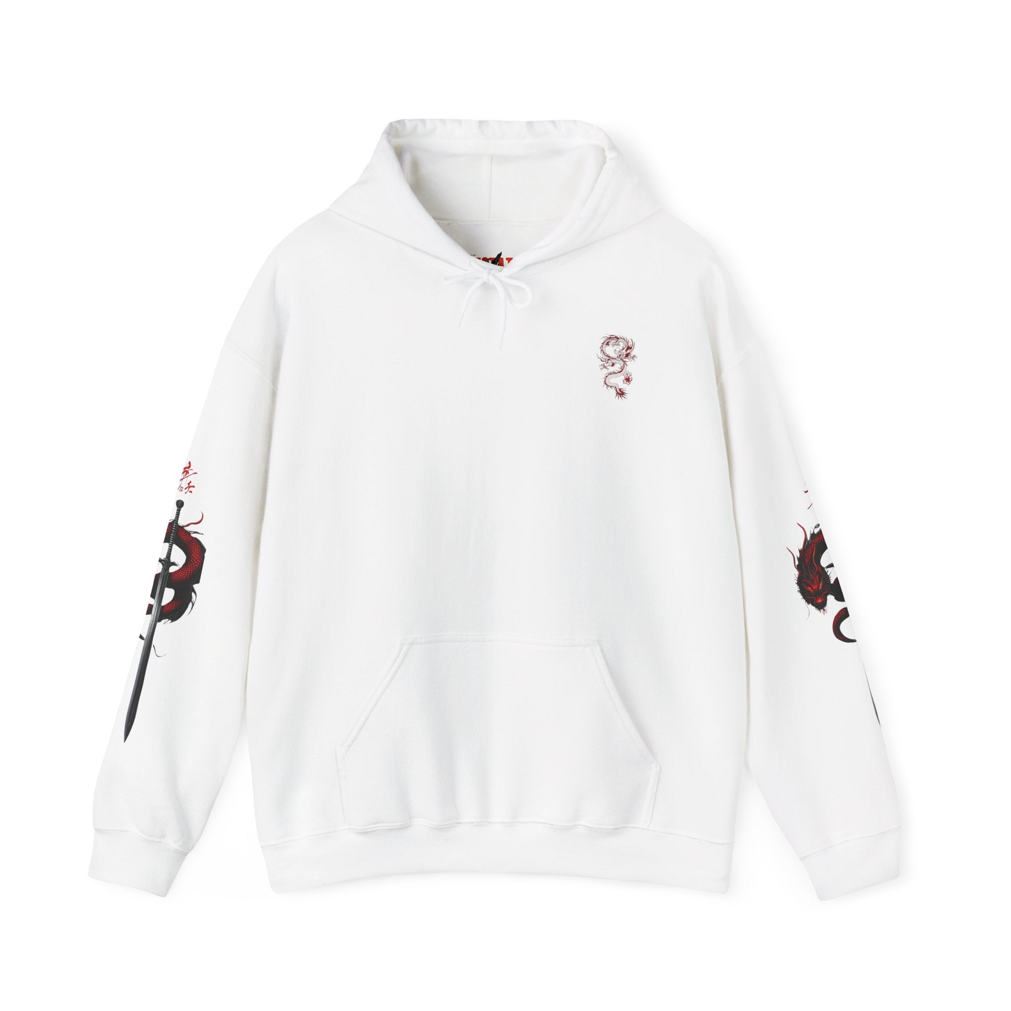 Dragon Art Unisex Heavy Blend Hoodie | Cozy Streetwear, Gift for Him/Her, Urban Style, Festival Outfit, Seasonal Fashion