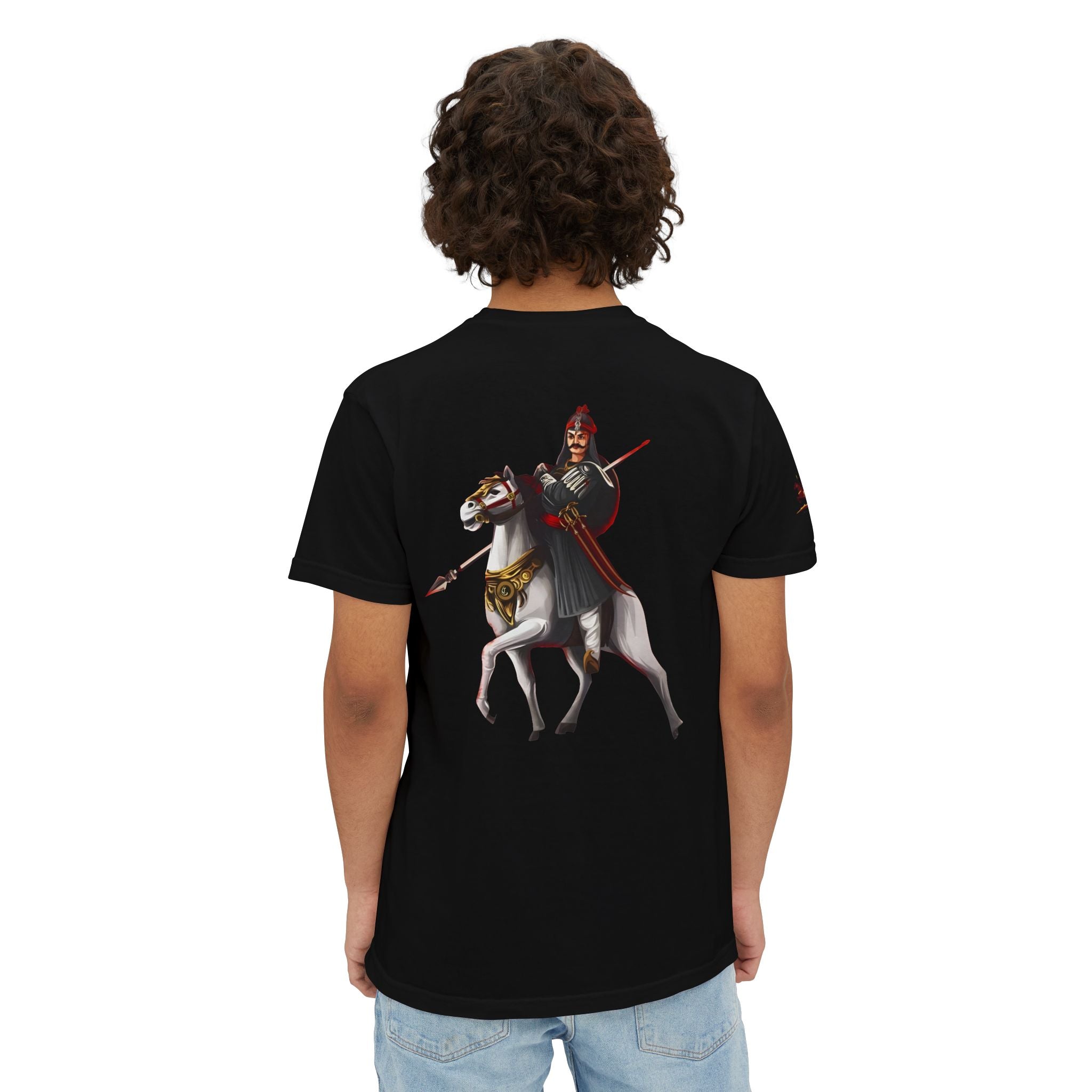Pocket T-Shirt MAHA RANA PRATAP Unisex Garment-Dyed