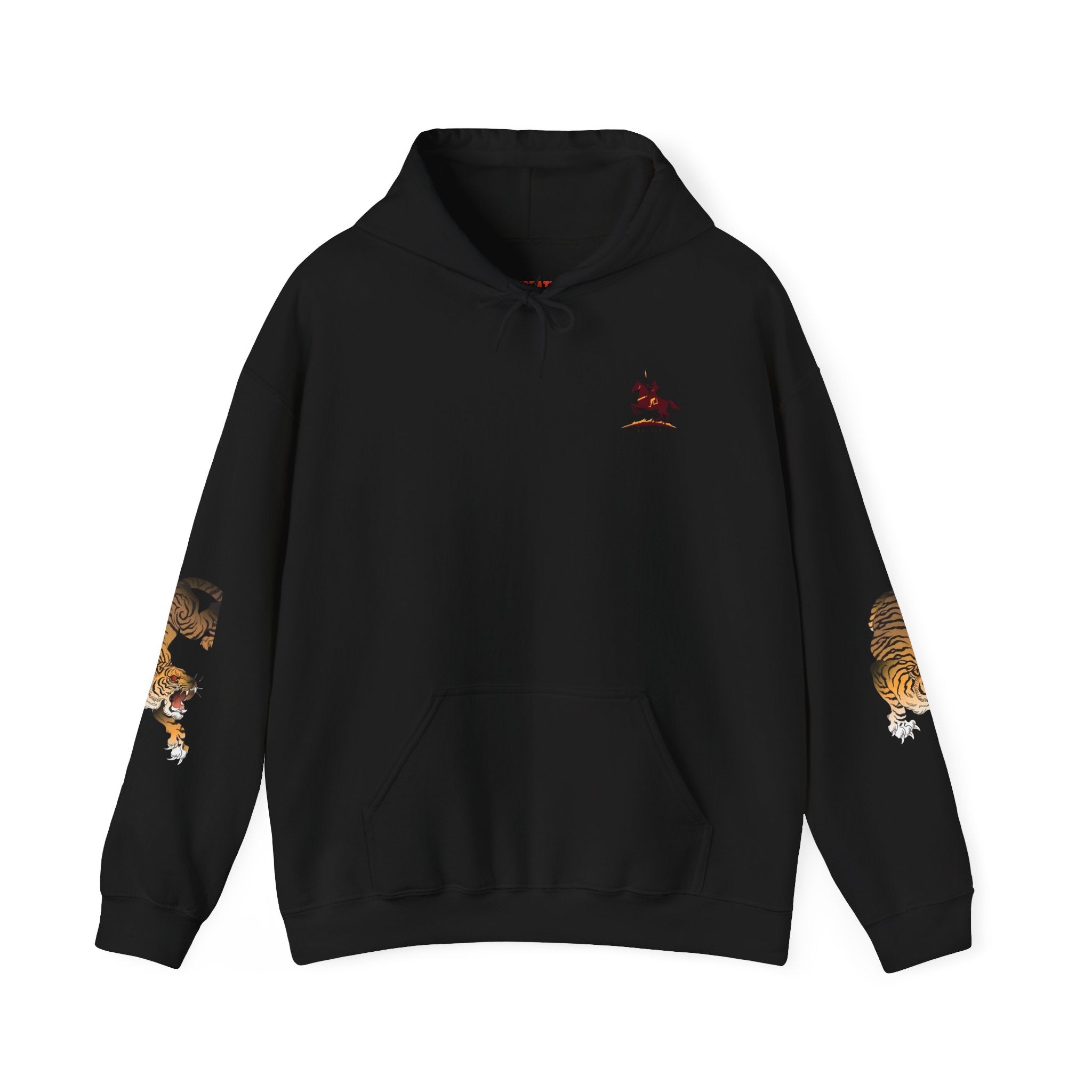 Wildlife Warrior Sweatshirt - Cozy Unisex Hoodie with Horse & Tiger Design, Ideal for Nature Lovers, Great Gift for Animal [...]