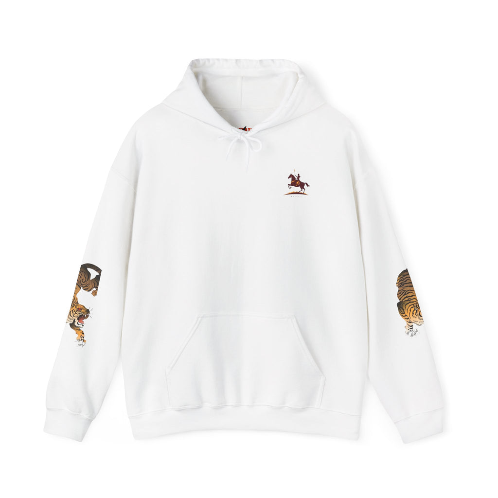 Wildlife Warrior Sweatshirt - Cozy Unisex Hoodie with Horse & Tiger Design, Ideal for Nature Lovers, Great Gift for Animal [...]