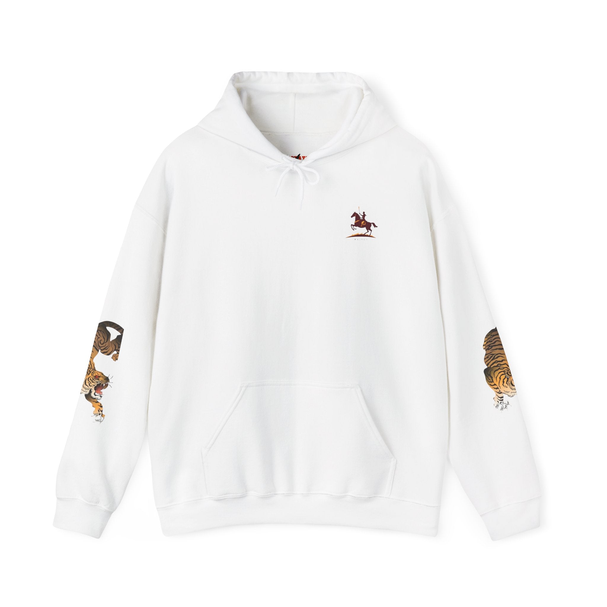 Wildlife Warrior Sweatshirt - Cozy Unisex Hoodie with Horse & Tiger Design, Ideal for Nature Lovers, Great Gift for Animal [...]