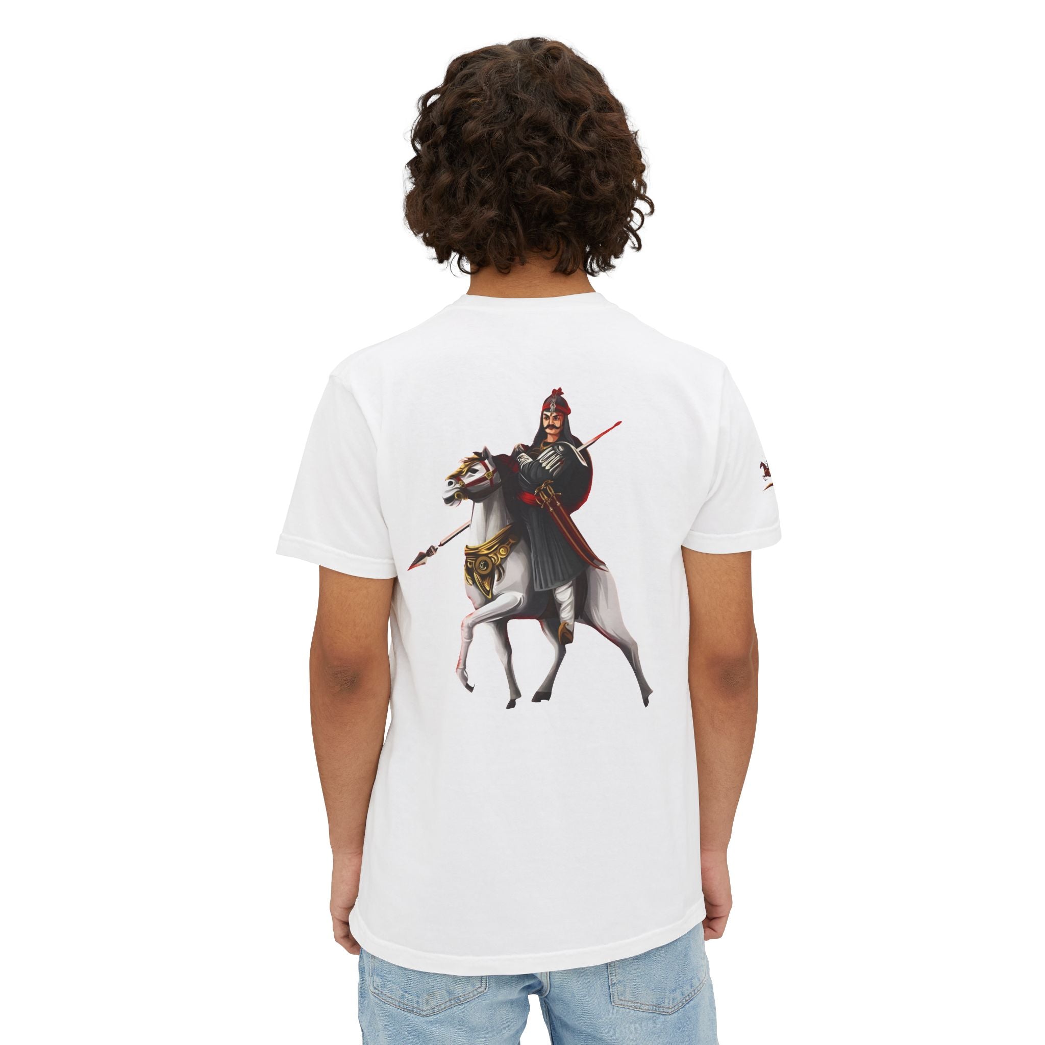 Pocket T-Shirt MAHA RANA PRATAP Unisex Garment-Dyed